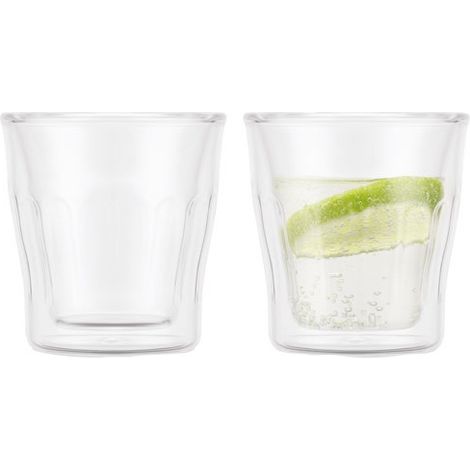 Set aus 2 Doppelwand-Espressogläsern 0,09 l - Bodum