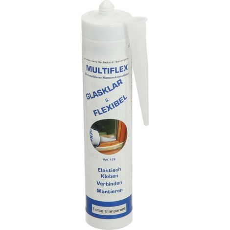 Colle de construction Multiflex WK 126 cartouche 290 ml - transparent