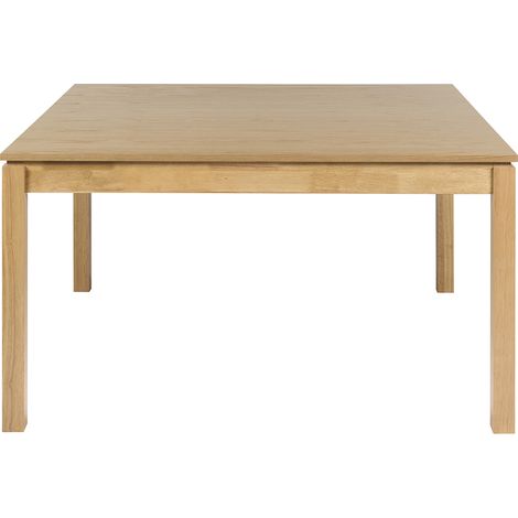 Quadratischer Esstisch aus hellem Holz L140 cm SYLVA