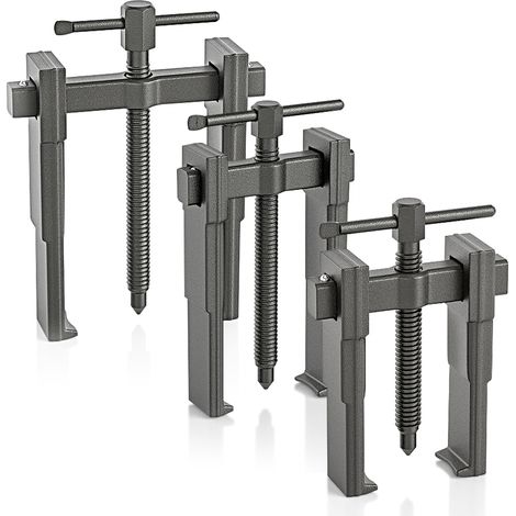 KFZ-Werkzeuge 3''/4''/6'' 2 Backen Lagerabzieher Set Zweibacken Zahnradlager 2 Arme Kugellager Auszieher Abzieher Kugellagerabziehe Polradabzieher 20-85mm (1/5)
