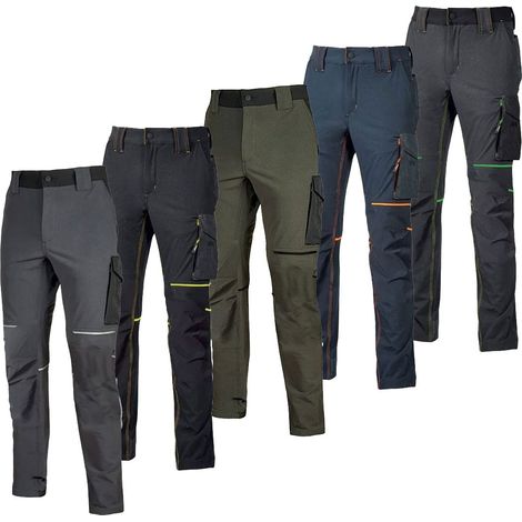 Pantaloni da Lavoro Estivi Uomo UPower World Nero M