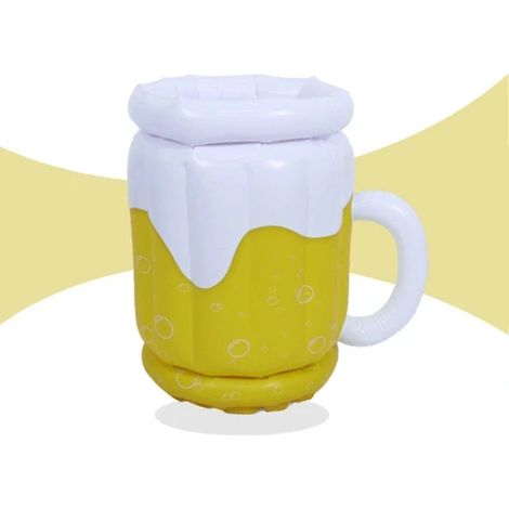 Glacière gonflable pour bières, pliable, seau à glace écologique en PVC pour fêtes, camping, pique-nique, 50 x 30 cm