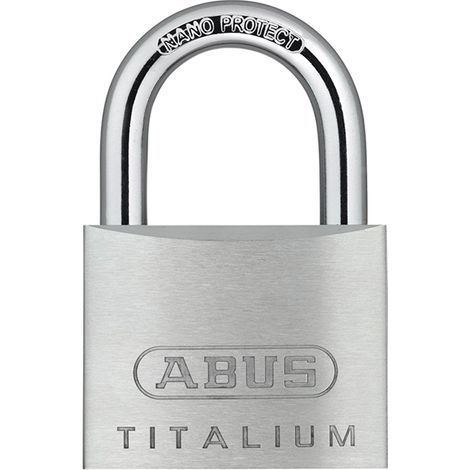 64TI/50mm TITALIUM Padlock Carded