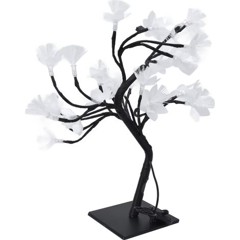 24-LED-Lichtleiter-Baumlampe, USB-betrieben, künstliche Blumenleuchte für die Heimdekoration (1/5)
