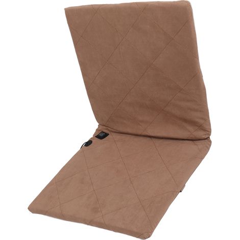 Coussin chauffant pliable et portable, 3 modes de chauffage réglables, idéal pour le camping, les stades et autres activités de plein air (kaki). (1/5)