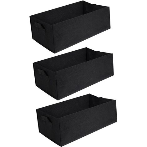 Set mit 3 kleinen 5-Gallonen-Pflanzsäcken aus Vliesstoff für den Garten (1/5)
