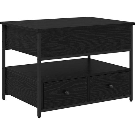 Maison Exclusive - Mesa de Café Roble Negro 70 x 50 x 54.5 cm Mad