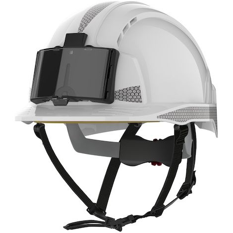 JSP – Casque de sécurité ventilé EVOLite® – Norme EPI EN 397 – Harnais textile 6 points – Compatible visières et protège-oreilles – Blanc