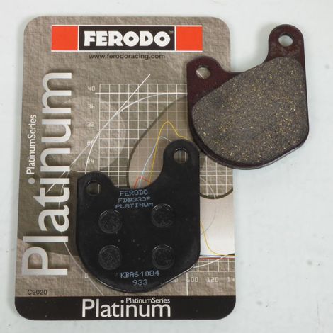 Plaquette de frein Ferodo pour Moto Harley Davidson 1340 FXE 1979 (1/2)