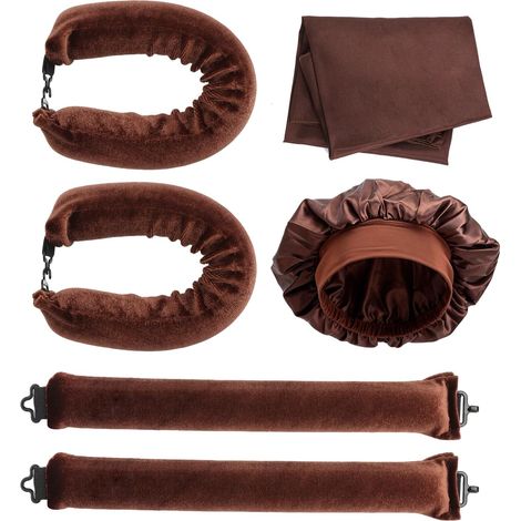 4 Heat Free Curls, Cotton Curlers, Hair Curlers with Scarf (1/5)