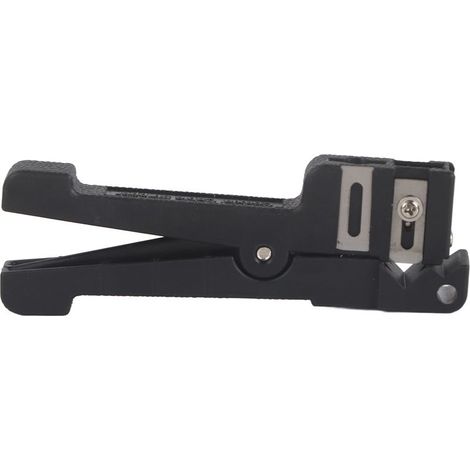 GARRYFIZH Outil à dénuder les fibres optiques, couteau pour câble coaxial horizontal, outil manuel pour électriciens 45-165 (1/5)
