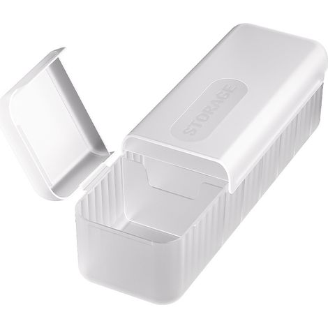 CCYKXA Kabelaufbewahrungsbox mit 7 Fächern, Kabelorganizer-Box mit Deckel, Kabelorganizer für Zuhause und Büro