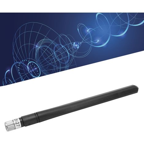Antenne hexagonale 4G JB-4G-006, antenne bâton omnidirectionnelle à gain élevé, antenne pour routeur sans fil WiFi, pénétration murale, compatible avec divers appareils 4G, noire (1/5)