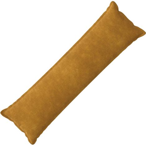 Cushion with Pillow HOUTEN Yellow 40 x 145 cm Microfiber Fleece vidaXL (1/5)
