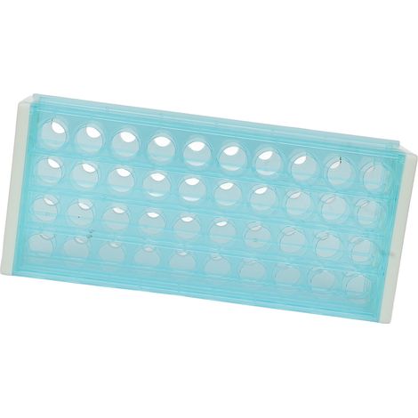 Présentoir vertical à 40 compartiments pour flacons à roulettes, facile à installer, en acrylique, idéal pour les flacons vaporisateurs. (1/5)