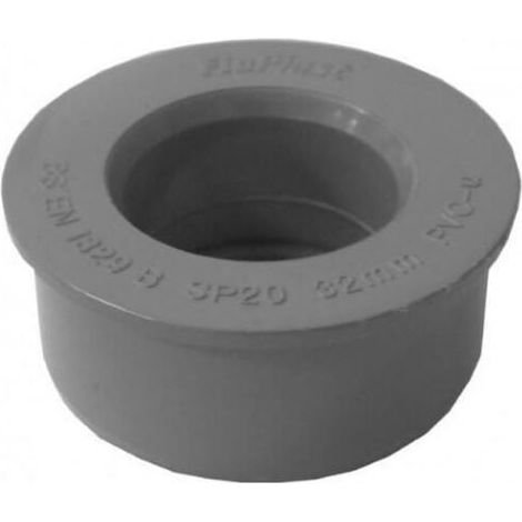 FloPlast 50mm Solvent Weld Boss Adaptor - Grey Pipe Fitting (1/2)