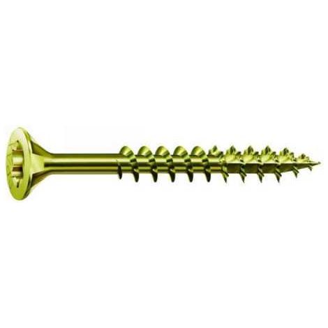 Caja de 150 unidades de tornillo para madera Spax con cabeza plana en Yellox 2,0x12mm Spax