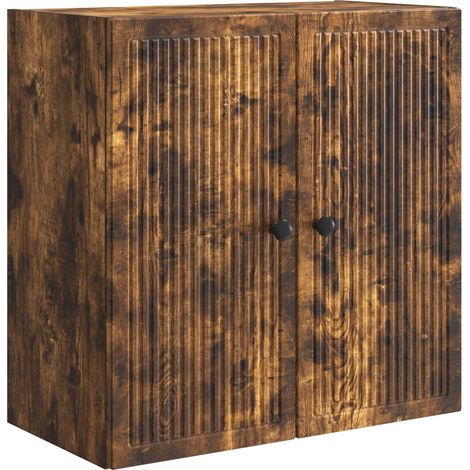 Wandschrank Geräucherte Eiche 59 x 31 x 60 cm Holzwerkstoff vidaXL (1/5)