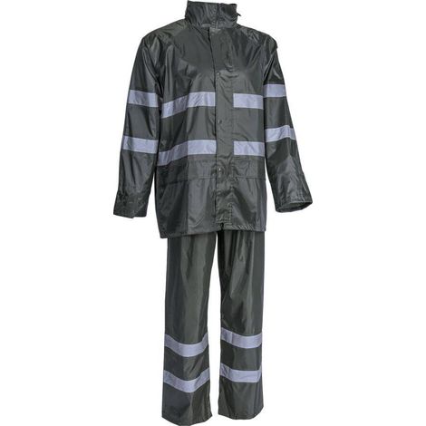 Completo antipioggia da lavoro RAINET - Verde 3XL - 58/60