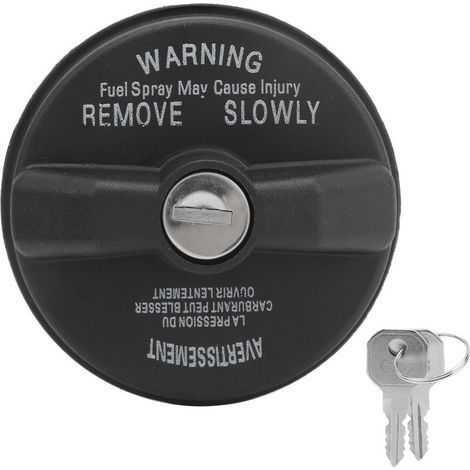 Couvercle de verrouillage du bouchon du réservoir de carburant, avec clés, 05278655AB, adapté pour Jeep Wrangler/Cherokee/Liberty/Grand Cherokee (1/5)