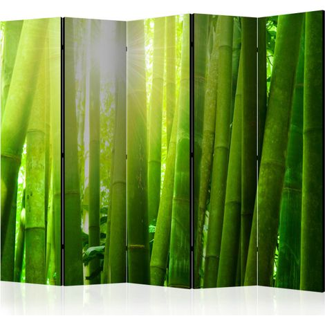 Paravent 5 Volets "Sun & Bamboo" 172x225cm (1/2)