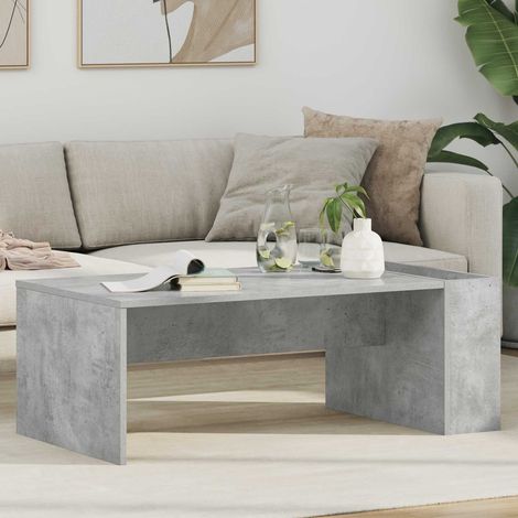 vidaXL Tavolino da salotto Grigio cemento 95 x 50 x 34 cm