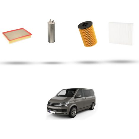 Kit tagliando 4 filtri compatibile con Vw Transporter 2.0 TDI (SF/SG) 132Kw dal 2015 (1/5)