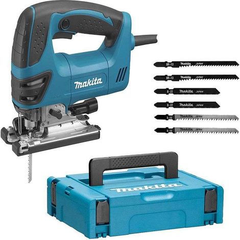 Makita – Scie sauteuse 720W pour bois dur – Variateur électronique – Éclairage LED – Coffret MAKPAC – 4350FCTJ