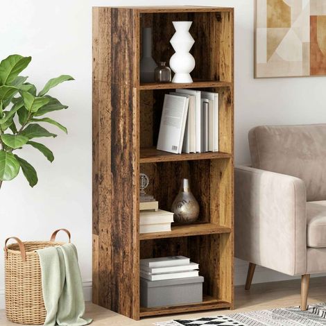 vidaXL Highboard Old Wood 45 x 41 x 124 cm Engineered Wood (1/5)
