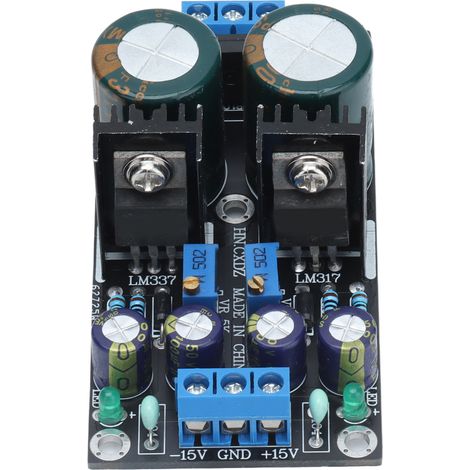 Netzteil-Leiterplatte, variabler Spannungsregler, AC 10-24 V auf DC 1,25 V-30 V, LM317, LM337 (1/5)