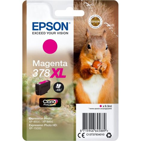 Epson Squirrel 378XL cartucho de tinta 1 pieza(s) Original Alto rendimiento (XL)