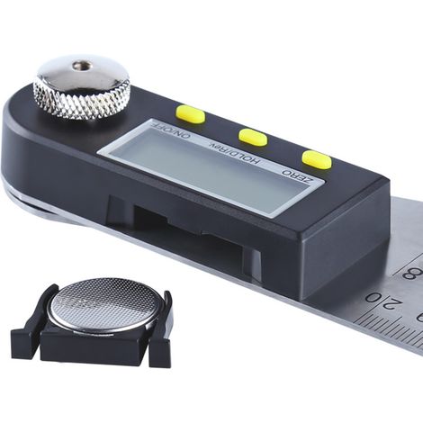 Rapporteur d'angle numérique IP54 en acier inoxydable, multifonction pour le travail du bois, règle à 360 degrés, 200 mm (1/5)