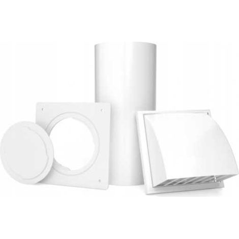 Kit d'installation pour tuyau d'évacuation de climatiseur portable de 13 cm avec clapet anti-retour (1/5)