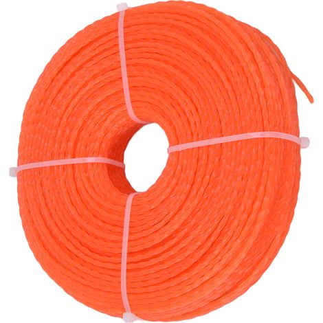 Nylon-Trimmerfaden 2,7 mm 100 m, gedrehte Form, für Hochleistungs-Rasenmäherschneidgeräte (1/5)