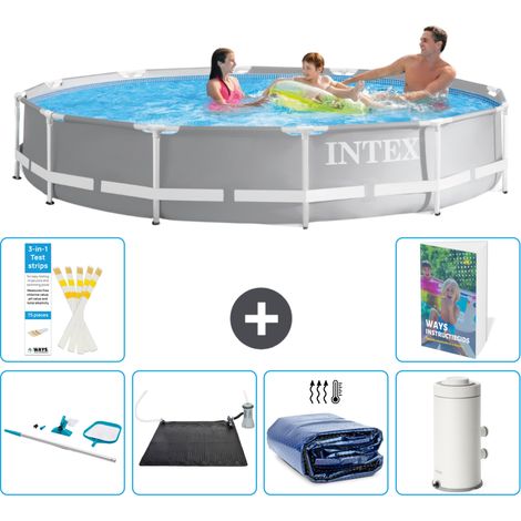 Prism Frame Pool Rund - 366x76 cm - 7-teilig S61