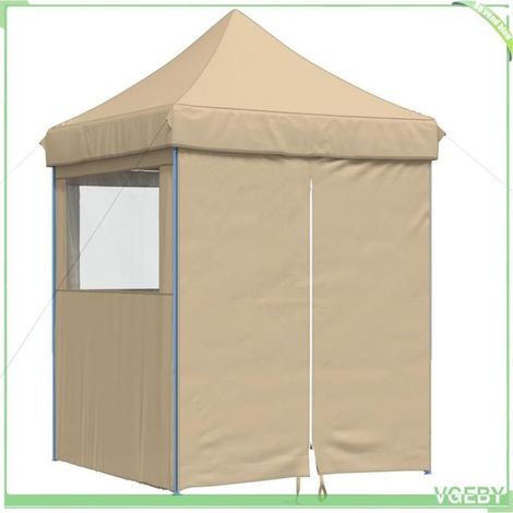 Tente de fête pliable - FAFEICY - 42023533 - Beige - 200 x 200 x 306 cm - Tissu Oxford (1/5)