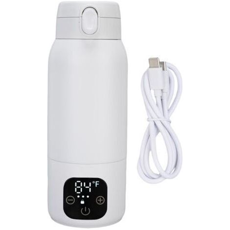 Bouilloire électrique de voyage sans fil 500ml, en acier inoxydable 316, petit chauffe-eau Portable USB, café pour thé et lait