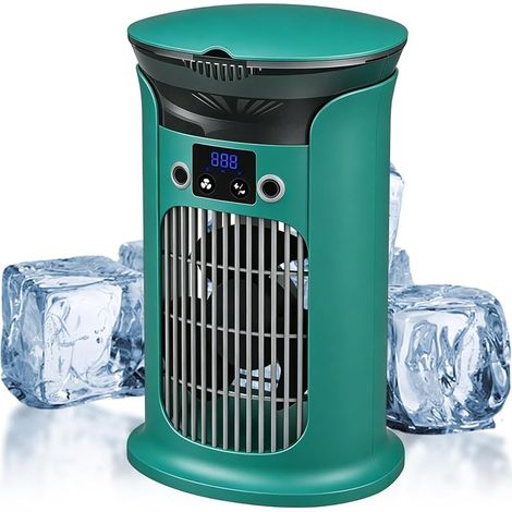 Ventilator mit 880-ml-Wassertank, 3 Geschwindigkeitsstufen, Tischgebläse (1/5)