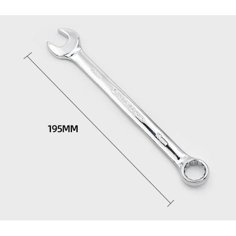 Clé mixte 15 mm, 1 pièce, argent (1/4)