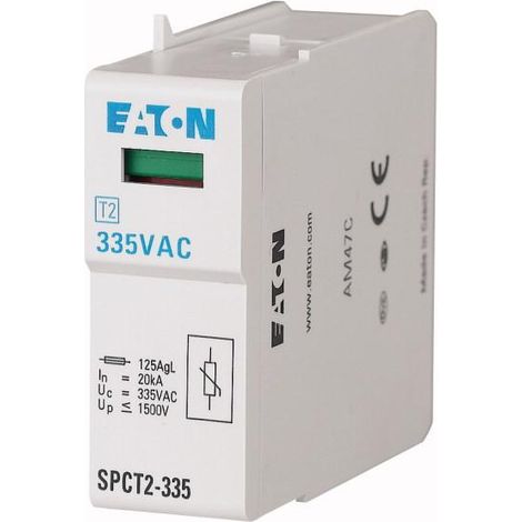 Cartouche parafoudre 385VAC 20kA 000167602 EATON SPCT2-385