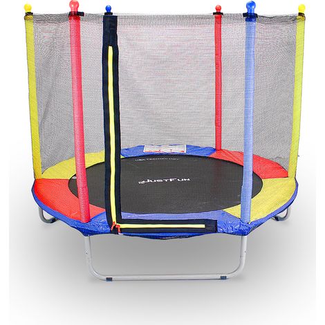 TRAMPOLÍN RECREATIVO PARA NIÑOS 152 CM JUST FUN MULTICOLOR (1/4)