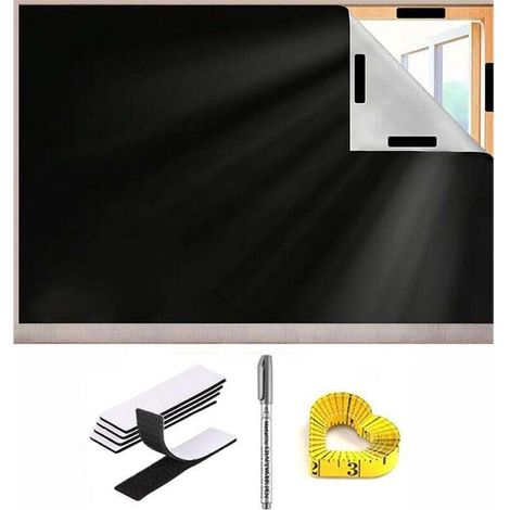 Tende oscuranti magnetiche senza foratura, tessuto insolante, per lucernari, protezione solare portatile, pellicola oscurante per cameretta, 1.45 x 2 m MUMU (1/4)