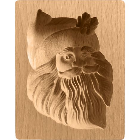 Moule à biscuits 3D en bois pour Noël, emporte-pièce animalier et citrouille, moule de pâtisserie amusant pour DIY en cuisine (1/5)