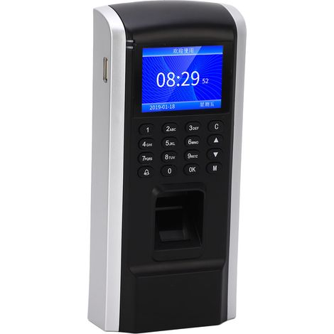 Pointeuse biométrique à identification rapide par empreinte digitale pour bureaux, usines, écoles et restaurants (1/5)