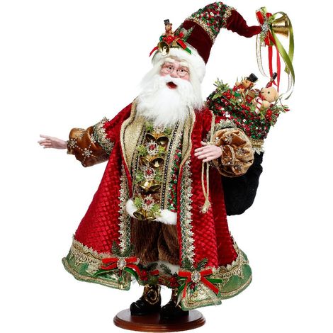 Pupazzo decorativo Babbo natale con sacco, decorazione natalizia da 63.5 cm (1/5)