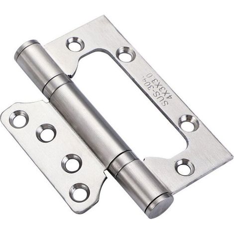 Charnières inox à roulement à billes – Lot de 3 – Résistantes à la corrosion – Pour portes bois, métal et plastique – Installation facile (1/5)