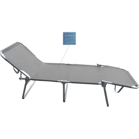 Tumbona plegable azul playa mod. Trieste