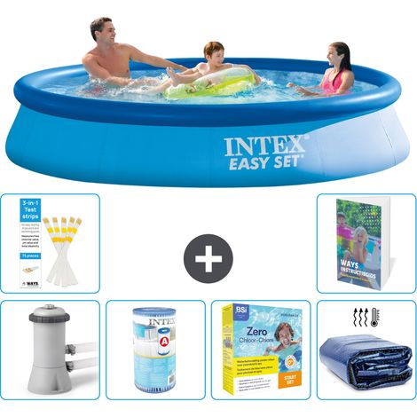 Intex Piscina Easy Set Rotonda - 366x76 cm - 7-pezzi  S224