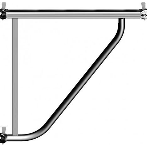 Layher – Console universel à clavette pour échafaudage multidirectionnel – Charge maximale 200 dsN/m² – Accessoire pour chantiers humides