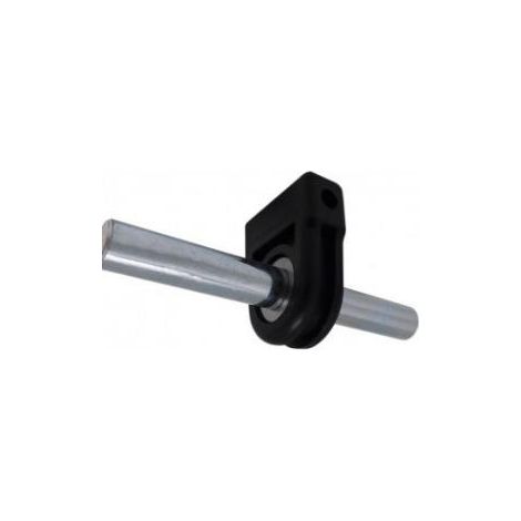 FPLUS soporte eje toldo doble negro , SOPORTE EJE TOLDO DOBLE NEGRO TLD04